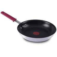 Partita para frer sin palanca de cepillado VX3 T-Fal con mango de acero inoxidable de 10 pulgadas Safe Safe 400F Cook utensilios de cocina y sartene