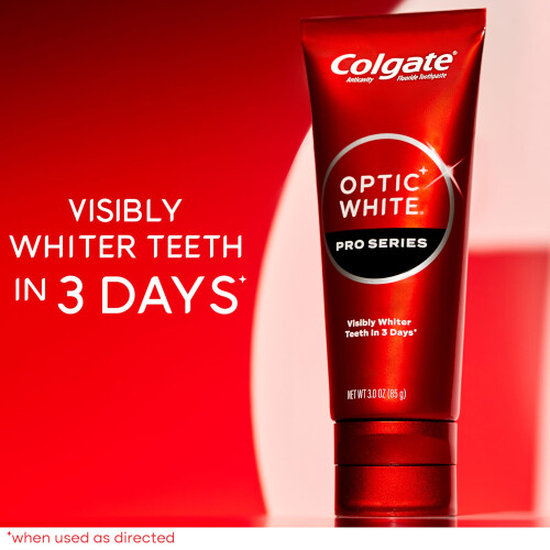 Colgate Colgate Optic White Pro Series Οδοντόκρεμα Λεύκανσης με 5% Υπεροξείδιο, Φρέσκια, 3 Oz 1