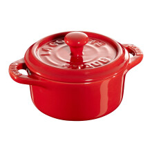 Staub Ceramics Dutch Oven 3-delige mini-ronde Cocotte Cherry