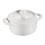 Staub Ceramics Dutch Oven 3-Pice Mini Round Cocotte White 2
