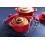 Staub Ceramics Horth Hornch Mini Round Cocotte Cherry 2
