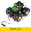 John Deere Brinquedos infantis John Deere Monster Treads Gator com luzes e sons trator para crianas 6 polegadas verde idades 3+ vermelho 2