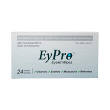 Toalhetes para plpebras EyPro, quantidade 24, que limpa, acalma, hidrata e refresca - Toalhetes para Demodex Blefarite Mgd e Plpebra Vermelha I