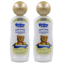 Ricitos de oro baby shampoo e formula per il lavaggio del corpo con avena e lavaggio del corpo senza lacrime ipoallergenico e shampoo da 2 pacchetti