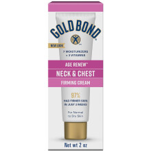 Creme reafirmante Gold Bond para pescoo e trax 2 onas Creme reafirmante para pele clinicamente testado (pacote com 2)