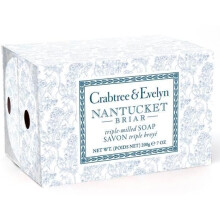 Crabtree & Evelyn Nantucket Briar Triple Milled Bar Soap 2 Pack 7 oz styck