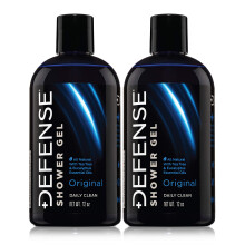 Defense Soap Organic Tea Tree Body Wash 12 oz Pack of 2 - Moisturizing Unisex Skin Cleaning Agent Gel Form