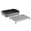 Rachael Ray Brights Torradeira / Assadeira Antiaderente Anodizada Dura com Rack - 16 Polegadas x 12 Polegadas Cinza 4
