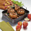Rachael Ray Brights Torradeira / Assadeira Antiaderente Anodizada Dura com Rack - 16 Polegadas x 12 Polegadas Cinza 2