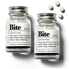 Compresse per dentifricio sbiancante - nano idrossiapatite e xilitolo (menta) | Denti sensibili amichevoli | Nessun fluoruro vegano senza crudelt |