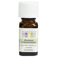 Aura Cacia, 100% Reines Ätherisches Öl, Römische Kamille, 0,125 fl oz (3,7 ml)
