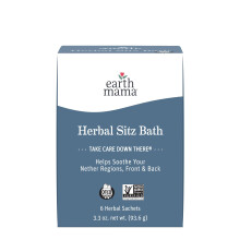 Earth Mama Herbal Sitz Bath | Απαλή Μπάνιο για Εγκυμοσύνη & Μετά τον Τοκετό, 6-Count