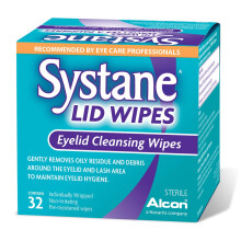 Systane Lid Wipes - Eyelid Cleansing Wipes - Sterile Count of 32