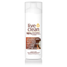 Live Clean Body Wash Feuchtigkeitsspendende Kokosmilch 17 Oz