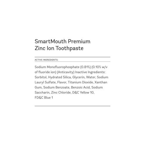 Smartmouth dentifricio 6 oz 1