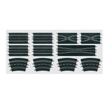 Conjunto de extensin (4 rectas 2 secciones de cambio de carril 2 chicanes 4 curvas 2/30)