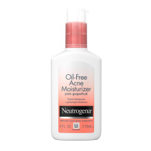 Hema humectante facial de acn sin aceite de neutrogena con 5% de tratamiento de acn de cido saliclico de acn de pomelo rosa Locin de combate de