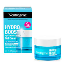 Neutrogena Hydro Boost Gel Crème Sans Parfum, Hydratant à l'Acide Hyaluronique pour Peau Normale à Sèche
