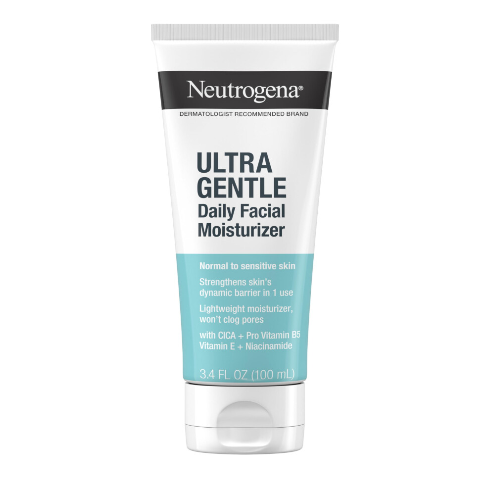 Photos - Cream / Lotion Neutrogena Fragrance Free Daily Facial Moisturizer Face Moisturizer for Sensitive & Dry Skin with Vitamin B3 Pro-Vitamin B5