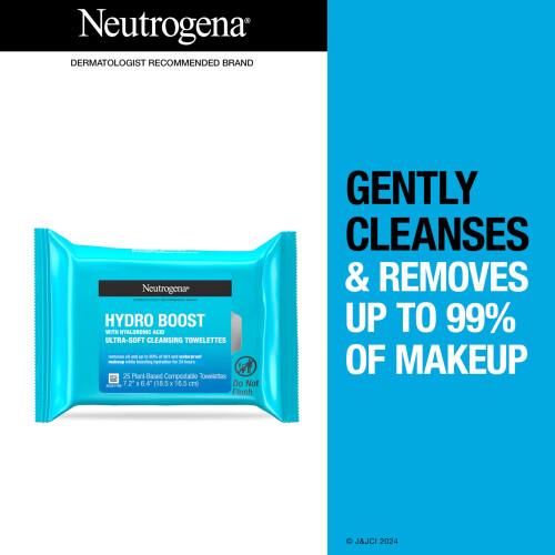 Neutrogena Neutrogena Hydro Boost Gesichtsreinigungstücher, 25 Stück 1