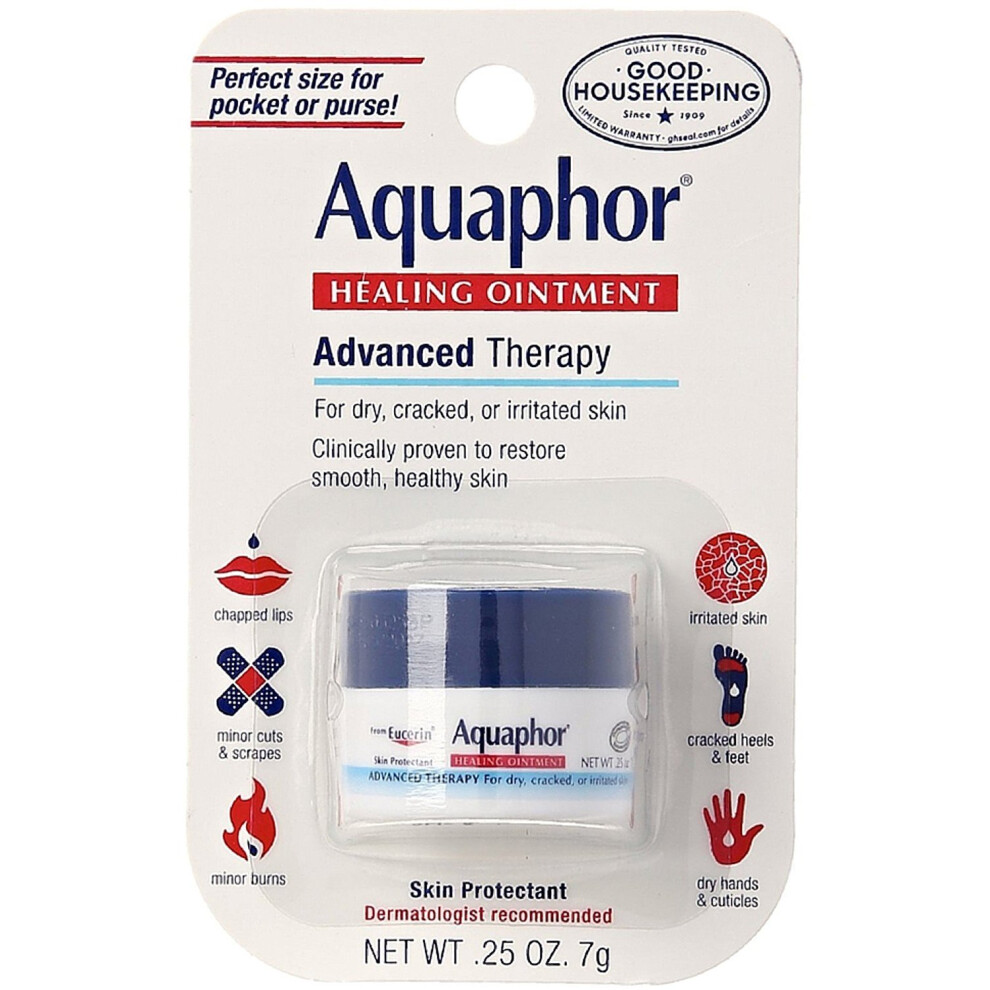 Aquaphor Healing Ointment Advanced Therapy Skin Protectant 0.25 Oz (Pack Of 3)