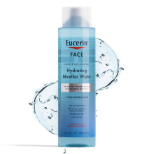 Eucerin Face Nettle Cleaning Hydrating Mcellar Water Face Nettoyer and Makeup Dismobeur avec acide hyaluronique 13,5 fl oz bouteille