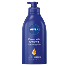 NIVEA Essentially Enriched Body Lotion fr sehr trockene Haut mit Hyaluronsure, Mandell und tief nhrendem Serum, 72-Stunden-Krperfeuchtigkeitscre
