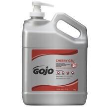 GOJO Cherry Gel Pumice Hand Cleaner Cherry Fragrance 1 Gallon Hand Cleaner with Pumice in Pump Bottle (Pack of 1) - 2358-02