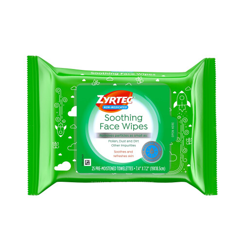 Zyrtec Children's Soothing Face Wipes