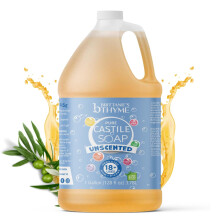 Brittanie's Pure Organic Castile Bergamot Lime Liquid Olive Soap Nachfllung 1 Gallone | Hergestellt aus natrlichen, luxurisen len, vegan und glut