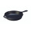 Lodge Frigideira de ferro fundido temperado Lodge - Frigideira ergonmica de 12 polegadas com ala auxiliar preta 1