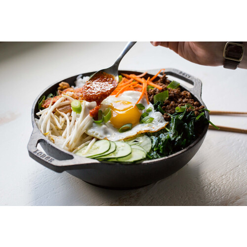 Lodge Lodge L9MW Mini Wok in Ghisa, 9", Nero 1