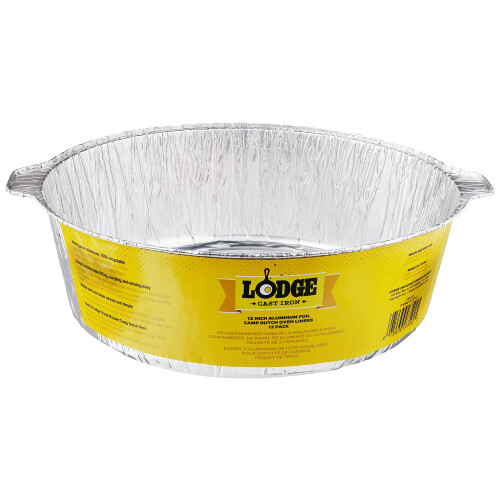 Lodge Lodge A12F12 12-tums aluminiumfolie hollndska ugnsfoder 12-pack silver 1