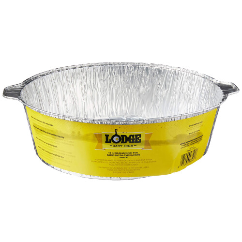 Lodge LODGE A12F3 12-tums aluminiumfolie Hollndska ugnsfoder 3-pack silver 1