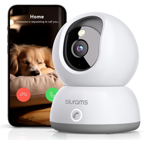 Blurams 2K Pet Camera with App & 360° Motion Detection