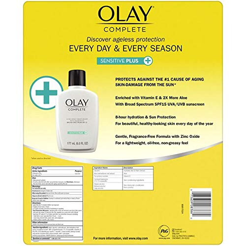 Olay Olay Complete Sensitive 6 Fl Oz Spf 15 2 Pack 2Count () 2