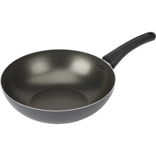 GoodCook Everyday Nonstick 11-Inch Stir Fry Pan Deep Walled Skillet for Easy Mixing Even-Heating Aluminum Wok Ergonomic Handle Charcoal Silic