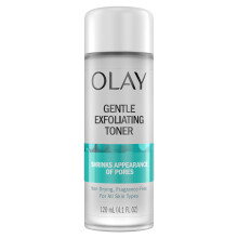 Olay Jemn exfoliacn toner bez vune 4,1 fl oz Cistc prostredek na oetren pru na oblicej Uvolnuje a sniuje vzhled pru