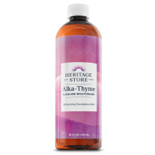 Heritage Store, Alka-Thyme, Alkalisches Mundwasser, Erfrischender Eukalyptus-Minze, 16 fl oz (473 ml)