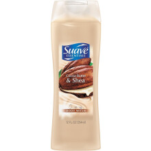 Suave Naturals Cremiges Duschgel mit Kakaobutter und Shea, 340 ml (4er-Pack)