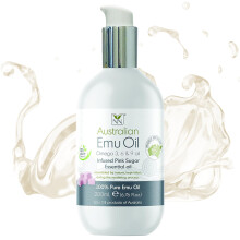 Emu-l, reine Hautfeuchtigkeitscreme  Nagel, Krper, Gesicht, Kopfhaut und Haare, Feuchtigkeitscreme mit Omega 3, 6, 9 Vitaminen und Mineralien  Au