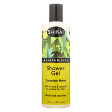Shikai, Feuchtigkeitsspendendes Duschgel, Gurke Melone, 12 fl oz (355 ml)
