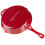 Crock-Pot Crock Pot Artisan 12 Polegadas Ferro Fundido Esmaltado Frigideira Redonda Vermelho Escarlate 4