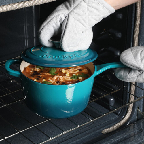 Crock-Pot Partita de salsa de hierro fundido de hierba de hierba de barro 3 2