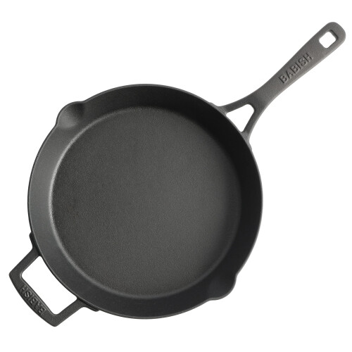 Babish Cast Iron Preseasoned Skillet  10-Inch 1