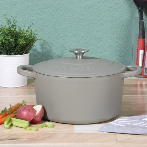 Crock-Pot POT CROCK ARTISAN ARTISAN 5 QUART CAST ROUND IRON OVED OVED PASCI 1