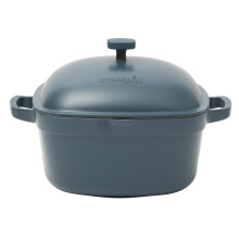 Crock-Pot Northvale Gietijzeren 5.2 Quart Dubbelhandige Dutch Oven - Matte Blauw