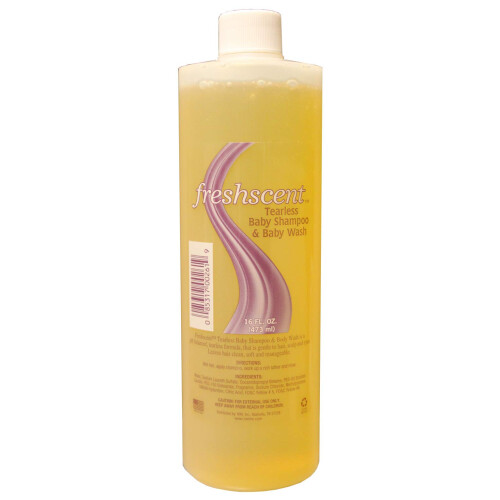 Shampoo e sabonete lquido para bebs Freshscent Tearless 16 onas, 12 peas