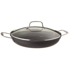 Cuisinart 625-30D Classic Classic antiadh   sif     carr    de 12 pouces de 12 pouces Pan de tous les jours avec couverture de d   me moyen