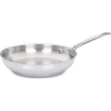 Skillet ouverte de 9 pouces en acier inoxydable de 9 pouces classique de Cuisinart Chef de Cuisinart